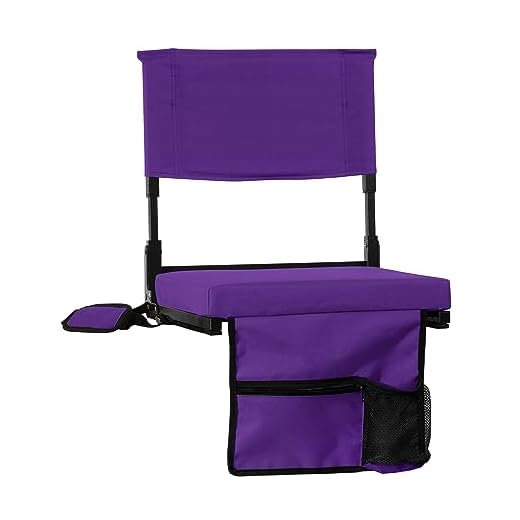 JST GAMEZ Stadium Seat for Bleachers with Back Support Bleacher Seat Stadium Seating for Bleachers Stadium Chair Includes Shoulder Straps Carry Handle and Cup Holder Choose Your Style