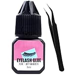 Long-Lasting Black Eyelash Extension Glue - Waterproof, Latex-Free, Strong Bond & Seal for DIY Lash Clusters - Perfect for Women