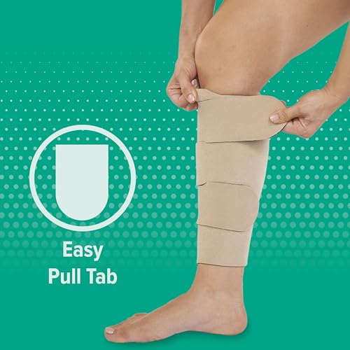 Juzo Reversible Versatile Support 30-60mmHg Calf Compression Wrap, Beige, M Max Regular - Image 6