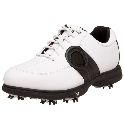 Callaway Men's CG Magna Golf Shoe, White and Black, 7.5 M US