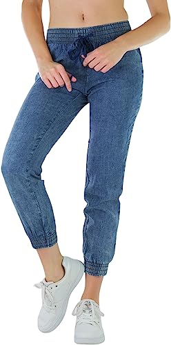 ToBeInStyle Women's Solid Print French Terry Jogger Pants2