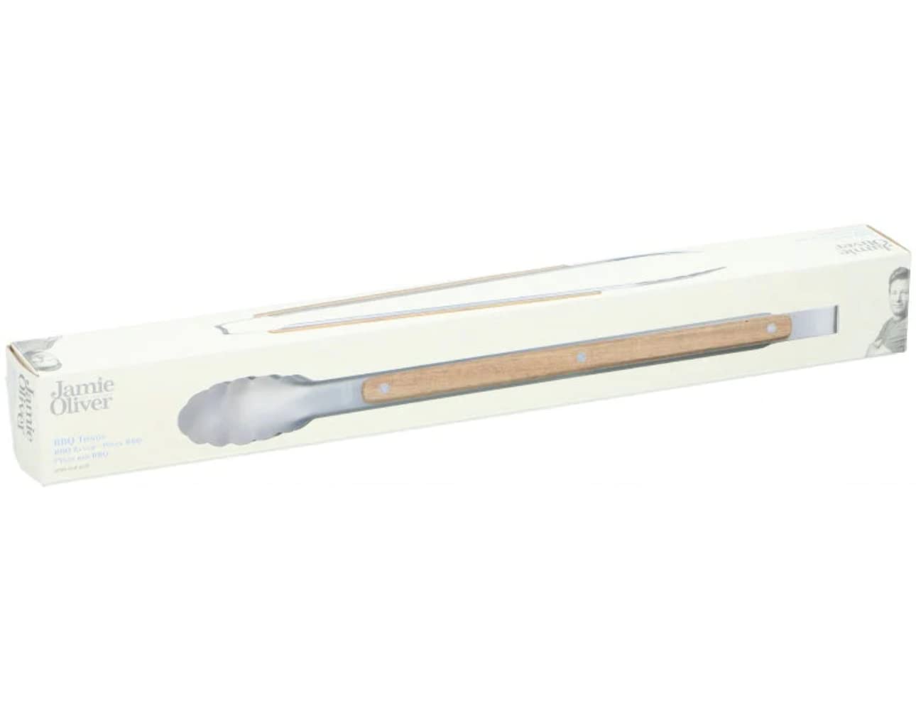 Motorola Nursery Jamie Oliver BBQ Barbecue Tongs Spatula Barbecue Spatula FSC Wooden Handle Barbecue Cutlery Grill Spatula Tongs