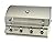 Bull Lonestar 30 Inch Built In 14 Gauge Stainless Steel Gas Flat Top Grill with 4 Welded Burners and Heavy Duty Thermometer