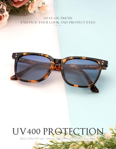 Image of ANYLUV Womens Sunglasses Polarized Sunglasses for Women, Trendy Woman Polarized Ultraviolet Protection Travel