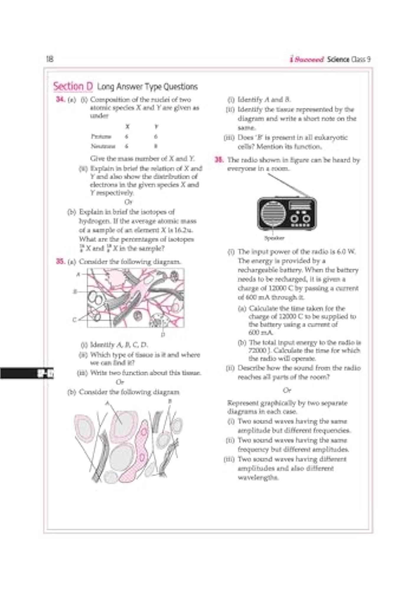 i Succeed 10 Sample Papers for Science Class 9, Detailed Guide