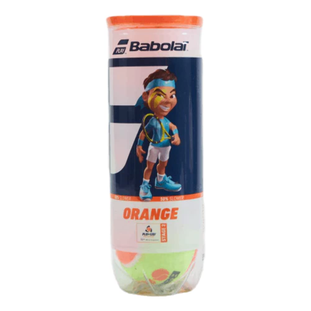 BABOLAT ORANGE X3 Ball - Yellow - (Amarillo), UNIQ, Yellow/Orange - Image 2