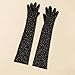 Dancing Party Gloves Lace Mesh Gloves Festival Arm Sleeves for Formal Event Evening Banquet Gloves Fashion Arm Sleeves