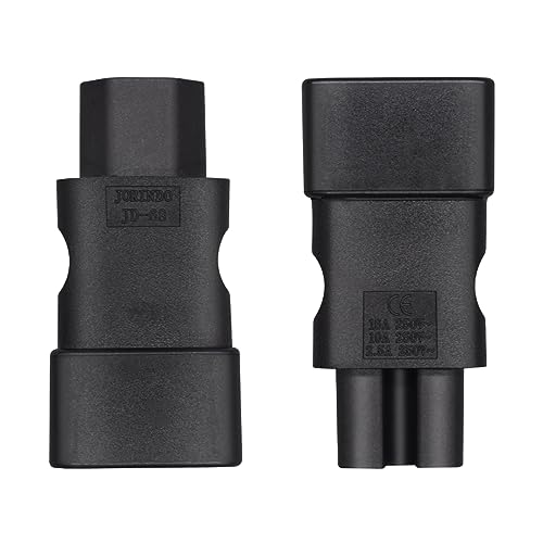 Strhowill C20 to C15 Power Adapter C20 Male to C15 Female Conversion, Suitable for Servers, Power Strips, and other devices with C15 sockets 2.5A-16A/250V