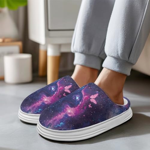 Slippers for Women Men Fuzzy Warm Indoor Bedroom Shoes Ladies Adults Comfy Cozy Machine Washable Plush Slippers3