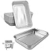 MOASKER 93305 Fettauffangwanne für Weber Genesis II & Spirit Grill-Tropfpfanne mit 10 Stück 6415 Folien-Fettschaleneinlagen für Weber Genesis II e-310/315/330/335 & Spirit e-210/220/310/320/330#83156