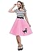 Fun World  Women's 50's Poodle Dress - Womens Sm/Md (2-8)