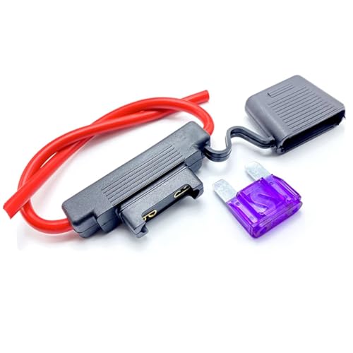 ELCOKITEX Inline Fuse Holder Maxi APX Add-a-Circuit Car Fuse Holder TAP Adapter 100A Blade Automotive Fuse Holder for Automotive Marine CFH-ILMAXI-PT100A