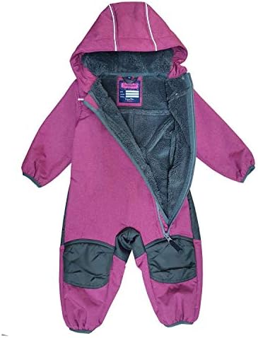 Outburst Baby Kinder Mädchen Softshell-Overall Schneeanzug gefüttert