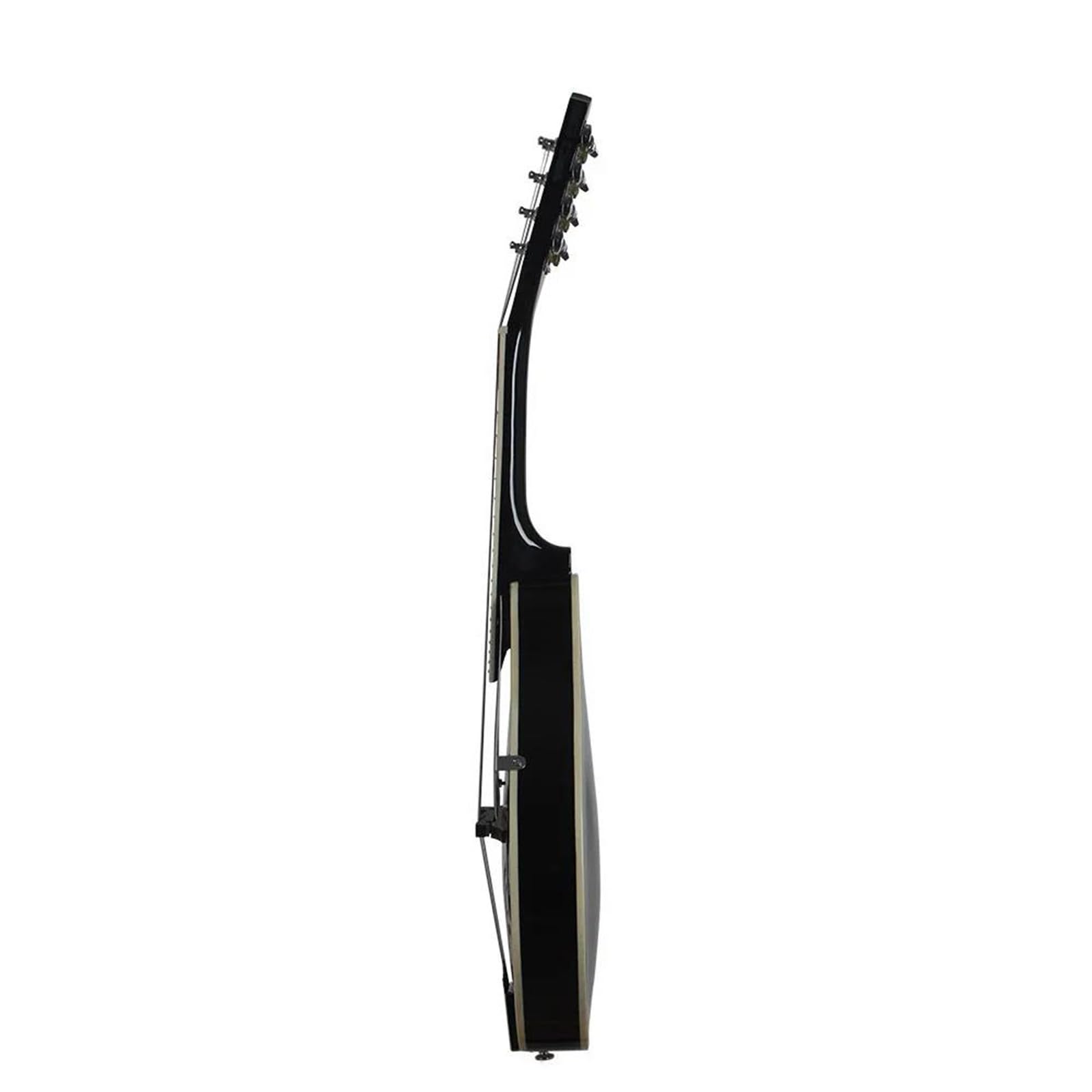 Mandoline Instrumente Schwarze Mandoline Im A-Stil 8-saitig Linde Ebenholz Mit Plektrum Stimmgerät Reinigungstuch(Black Mandolin)