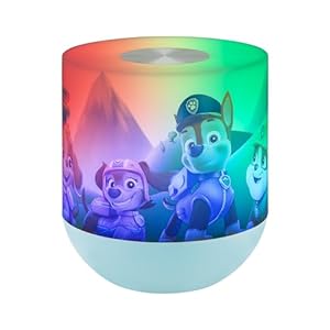 Lights By Night Paw Patrol Tabetop Lamp Color-Changing Dimmable White Light Color-Changing – Ideal for Children’s Bedroom, Bathroom, Playroom – USB Powered – 81918