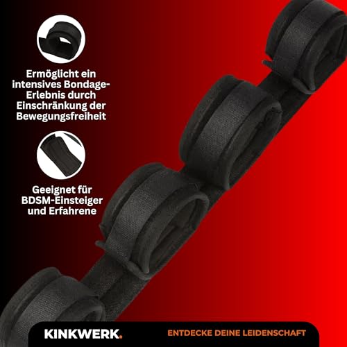 Handschellen Kinkwerk Spreizstange mit Hand- und Fußfesseln 55 cm