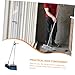 FRCOLOR 1 Set Room Cleaning Broom Carpet Brooms Dustpan Broom Kit Garden Broom Metal Brooms Broom Dustpan Cleaning Tool Anti-Static Office Household Products Stainless Steel