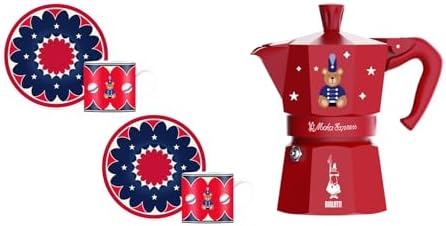 Bialetti Moka Express Ícone Italiano Cafeteira de Espressa para F...