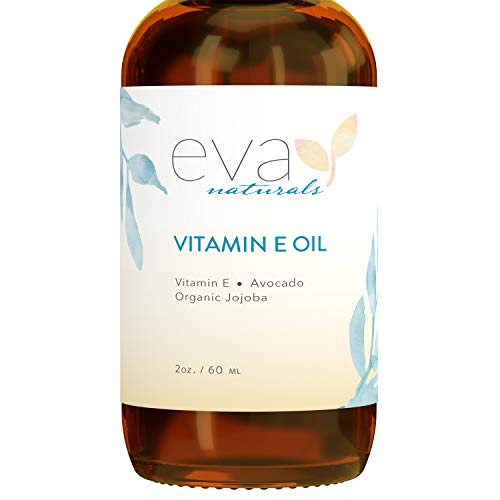 Vitamin E Oil for Skin Care  XL 2 Oz. Plant-Based Face Oil by Eva Naturals