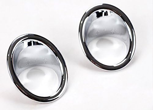 ITrims Car Accessories for Ford Explorer 2011-2014 ABS Chrome Front & Tail Rear Back Fog Light Lamp Cover Trims 4PCS