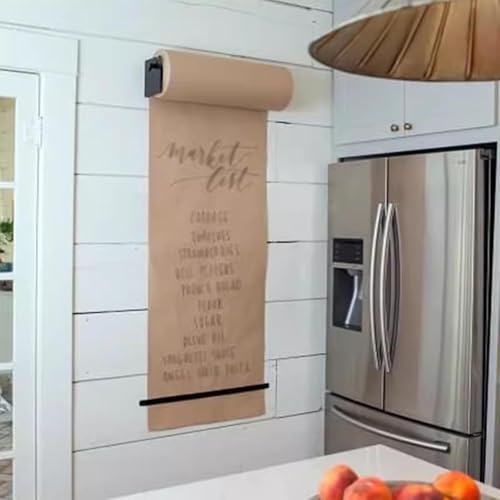 Dispensador con Cortador de Papel Kraft en Rollo, Dispensador de Pared for Rollos de Papel Kraft for carnicería con Cortador de Barras, Varios tamaños(37cm/14.6in Wide) Dispensador con Cortador de Papel Kraft en Rollo, Dispensador de Pared for Rollos de Papel Kraft for carnicería con Cortador de Barras, Varios tamaños(37cm/14.6in Wide)