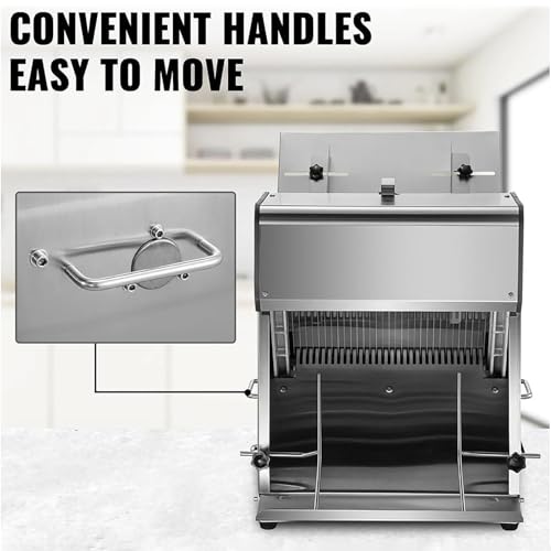 Cortadora de Pan Comercial de Acero Inoxidable 370W miniatura 5