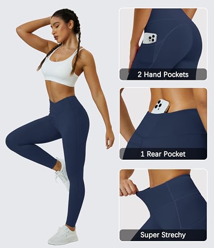 MAGCOMSEN-Womens-V-Leggings-with-3-Pockets-Tummy-Control-Yoga-Pants-Hight-Waisted-Gym-Workout-Leggings-for-Spring-Autumn