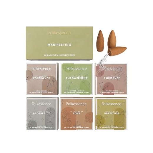 Folkulture Backflow Incense Set - 6 Scents