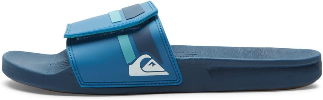 Quiksilver Men's Bright Coast Adjust Slide Sandal 13 Blue Blue Green