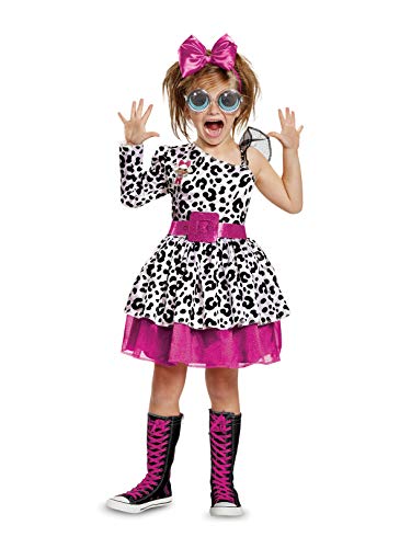 Disfraz Diva Deluxe para Niñas Blanco X-Small (3T-4T)
