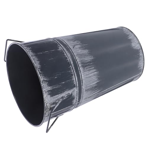 TOYMYTOY レトロスル鉄製フラワーバケツ 丈夫なダブルハンドル付き 花瓶 おしゃれな製フラワーアレンジメント用 花のインテリア装飾 室内外