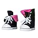 The New York Doll Collection Tela Rosa Alte Vette Scarpe da Ginnastica Si Adatta 18 Pollici / 46 cm Bambole - per Moda Ragazza Bambole - Scarpe da Bambola - Scarpe da Ginnastica per Bambole