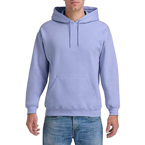 Gildan Heavy Blend Adult Unisex Hooded Sweatshirt/Hoodie (XL) (Violet)