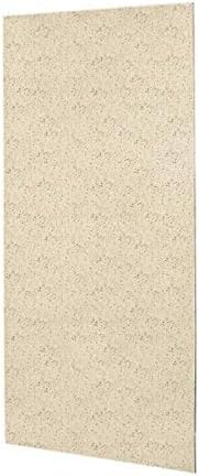 Swanstone SS-4896-1-050 Solid Surface Glue-Up 1-Piece Shower Wall Panel, 0.25-in L X 48-in H X 96-in H, Tahiti Desert