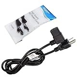 HQRP AC Power Cord fits Sharp XR-11XC XR-11XC-L XR-20S XR-20X XR-30S XR-30X Home Theater TV Projector Mains Cable