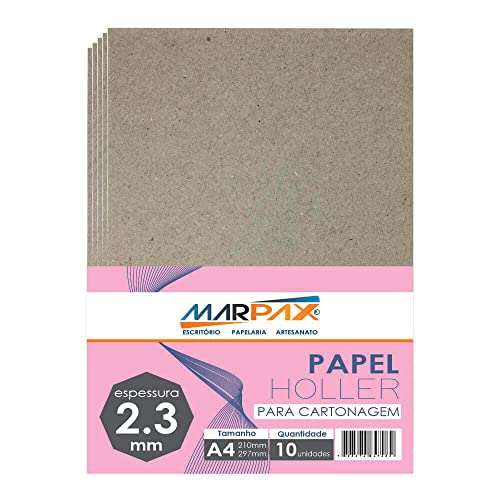Papel Holler para cartonagem Marpax 2,3mm A4 210x297mm 10un