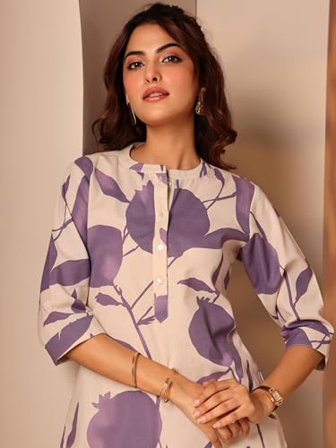 Image of Libas Printed Cotton Straight Kurti