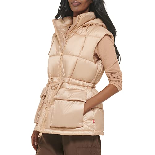 Image of Levi's Women's Quilted Megan Hooded Puffer Jacket