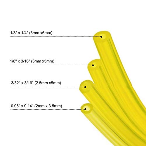 4 Pcs Fuel Line And 3 Carburetors Carbon Dirt Jet Remove Cleaner, Finegood Cleaning Wires Needles Nylon Brushes Set, With 4 Sizes Hose Tube For Weedeater Chainsaw Motorcycle Atv Moped Welder Carb #TOP4