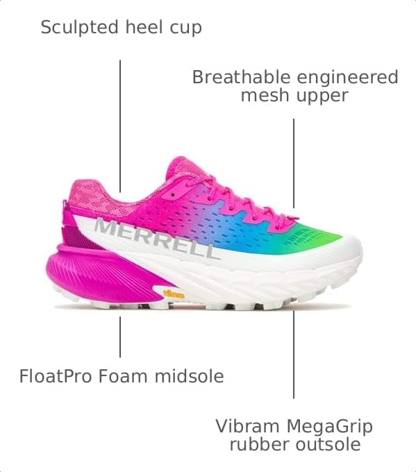Image of Merrell Women's Agility Peak 5 Trail Running Shoes