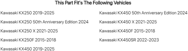 Tusk Stainless Steel Typhoon Brake Rotor, Front Compatible with Kawasaki KX250 2019-2025/KX450 2019-2025