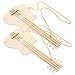 ibasenice 2pcs Wood Crafts for Kids Mini Toy DIY Graffiti Wooden Guitar Cutout Kids Small Guitar Mini Guitar Ukulele Toy Kids DIY Guitar Toys Children Painting Toys Wood Guitar