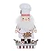 Kurt Adler Hollywood Santa Gingerbread Chef Nutcracker, 12-Inch