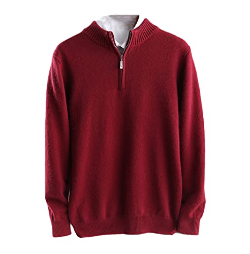 Pull en cachemire homme col montant pour un style d'hiver raffiné