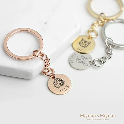 Animal Keychain For Women Best Friend Gift Boyfriend Gift Fathers Day Gift Personalized Gift Dog Keychain Love You Mom Dog Mom - Lck-Ap #TOP2