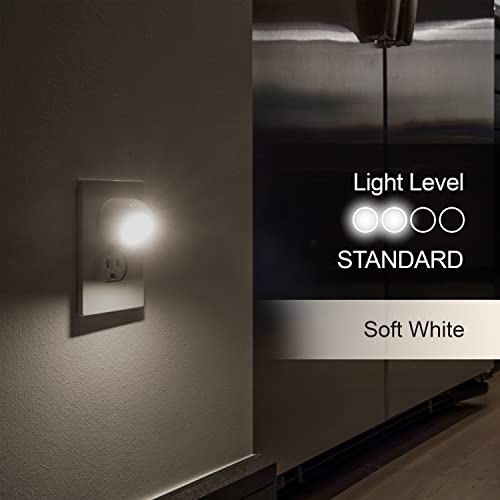 Ge Rotating Led Night Light, Plug-In, 360° Directional, Dusk-To-Dawn Sensor, Ul-Certified, Energy Efficient, Ideal For Bedroom, Bathroom, Stairs, Hallway, 31533, 2 Pack, White, 2 Count #TOP3