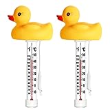 GARDTECH 2 Pack Floating Pool Thermometer, Easy Accurate Read for Water Temperture, Sturdy and Shatt