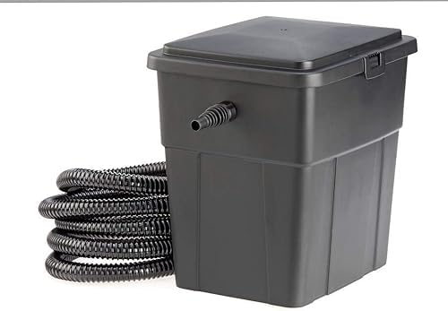 Bild 1 - Pontec 51226 PondoClear Set 4000 - Mehrstufiges Filtersystem aus Durchlauffilter und UVC-Einheit (7 Watt) / Komplettset, Blau