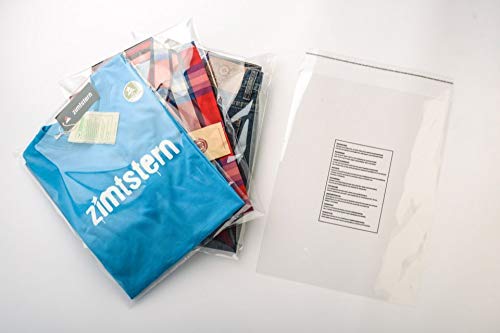 Nordwerk 100 Premium Transparente Versandtaschen