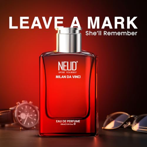 Image of NEUD 100ml Perfume Gift Set for Men, Milan Da Vinci Long Lasting EDP Luxury Perfume, Birthday Gift for Boyfriend, Husband, Father, Premium Luxury Fragrance Scent, Suitable for Every Occasion